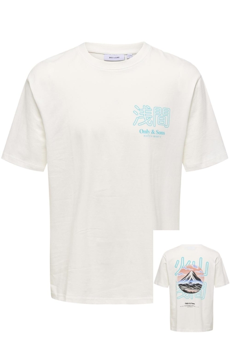 Only & Sons onsmountain logo rlx ss tee cs